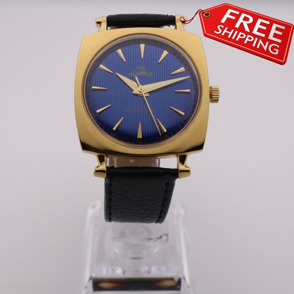 Vintage Roamer ST96 Watch – Swiss Made, 17 Jewels, Manual Wind, Stylish